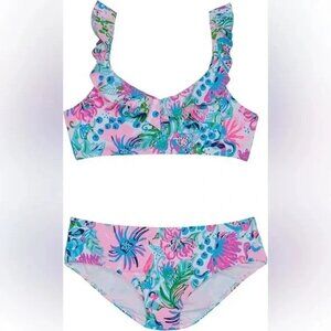 LILLY PULITZER GIRLS KASME FLORAL BIKINI BOTTOM